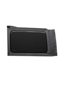 OE JL Replacement Windows - Jeep 2018-23 Wrangler JL (Quarter Left Hand; 4-Door; Black Vinyl; Tinted)