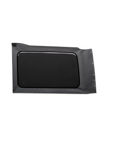 OE JL Replacement Windows - Jeep 2018-23 Wrangler JL (Quarter Left Hand; 4-Door; Black Vinyl; Tinted)