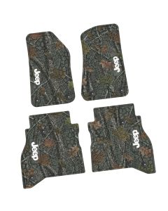 20-24 Jeep Gladiator Front and RearTire Tread/Scorched Earth Scene w/ JEEP Insert - Rugged Woods w/ White insert