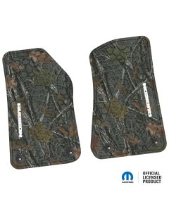 18-24 Jeep JL 2 Dr/Gladiator Front -Tire Tread/Scorched Earth Scene w/ Rubicon Insert - Rugged Woods w/ White insert