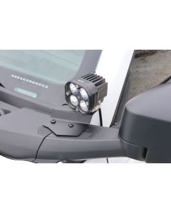 2021+ Bronco Black Ops Single A Pillar Base Light Mount  (Black Powder Coated)