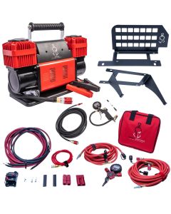 Thor's Lightning  12v True Dual Portable Air Compressor Ultimate Setup Bundle for 18-24 Jeep Wrangler JL Unlimited 4-Door