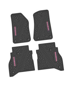 20-24 Jeep Gladiator Front and RearTire Tread/Scorched Earth Scene w/ Mojave Insert - Black w/ Pink Insert