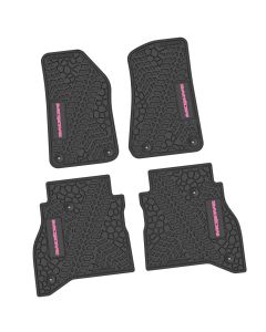 20-24 Jeep Gladiator Front and RearTire Tread/Scorched Earth Scene w/ Mojave Insert - Black w/ Pink Insert
