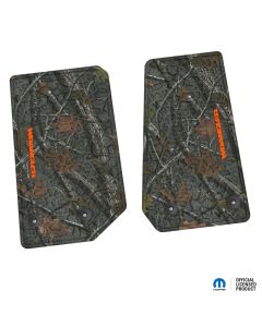 14-18 Jeep JK 2 Dr Front -Tire Tread/Scorched Earth Scene w/ Wrangler Insert - Rugged Woods w/ Orange insert