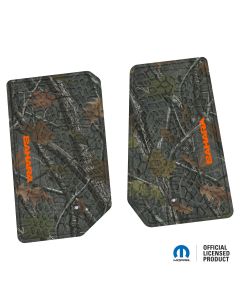 07-13 Jeep JK 2 Dr Front -Tire Tread/Scorched Earth Scene w/ Sahara Insert - Rugged Woods w/ Orange insert