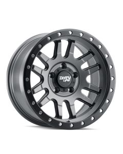 DIRTY LIFE CANYON PRO 9309 SATIN GRAPHITE/BLACK LIP 17X9 5-127 -12MM 71.5MM