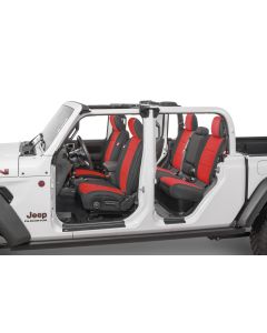 DIVER DOWN NEO SEAT COVER RED JT W/ RR ARMREST