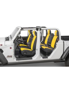 DIVER DOWN NEO SEAT COVER YEL JT W/ RR ARMREST w/Console Cover