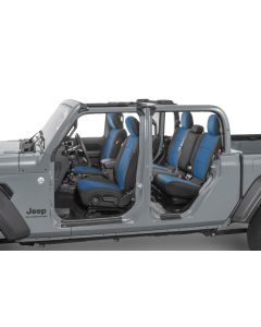 DIVER DOWN NEO SEAT COVER BLUE JT W/O RR ARMREST w/Console Cover