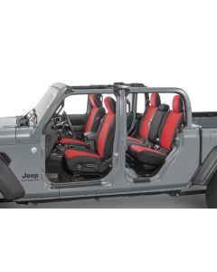 DIVER DOWN NEO SEAT COVER RED JT W/O RR ARMREST w/Console Cover