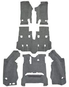 Auto Custom Carpets  Complete Replacement Cutpile Carpet Kit for 07-10 Jeep Wrangler JK Unlimited