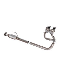 AccuPart  Front Exhaust Pipe with Catalytic Converters for 04-06 Jeep Wrangler TJ & Unlimited with 4.0L