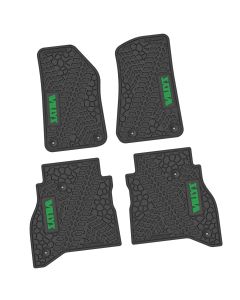 20-24 Jeep Gladiator Front and RearTire Tread/Scorched Earth Scene w/ Willys Insert - Black w/ Green Insert