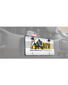 AEV 12301080AB Hawse Fairlead License Plate Bracket for EX/RX Front Bumper