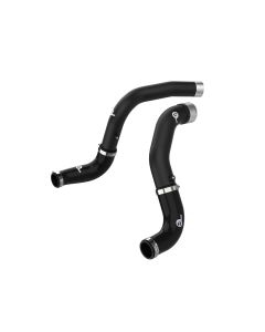 aFe Power 46-20434-B BladeRunner 3" Aluminum Hot & Cold Charge Pipe Kit - in Black for 20-23 Jeep Wrangler JL & Gladiator JT EcoDiesel 3.0L V6