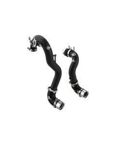 aFe Power  BladeRunner Aluminum Hot and Cold Charge Pipe Kit in Black for 21-26 Ford Bronco 
