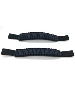 Jeep Headrest Paracord Grab Handles Black/Anvil Pair Bartact
