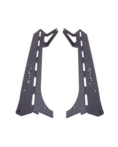 Anzo USA 851034 Windshield Light Bar Brackets for 97-06 Jeep Wrangler TJ