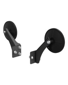 Aries 3500300 Offroad Tube Door Mirrors for 97-20 Jeep Wrangler TJ, JK, JL, & Gladiator JT