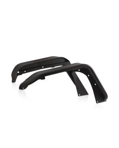 ATTJL01H106-BX-F Attica 4x4 Front Fender Flares -High Position - Black - Powder Coated - Steel - JL/JT