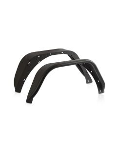 ATTJL01H107-BX-R Attica 4x4 Rear Fender Flares - Black - Powder Coated - Steel - JL