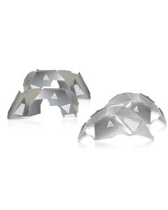 ATTJL01G107-A Attica 4x4 Inner Fender - Silver - Aluminum - JL