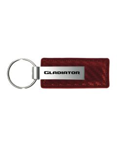 AUG GLADIATOR CRB FIB LTHR KEY FOB  BUR