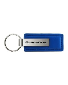 AUG GLADIATOR LEATHER KEY FOB  BLUE
