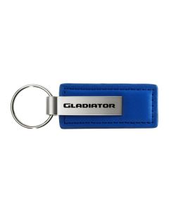 AUG GLADIATOR LEATHER KEY FOB  BLUE