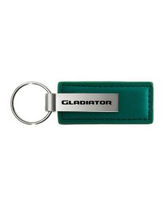 AUG GLADIATOR LEATHER KEY FOB  GREEN