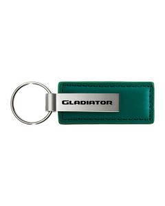 AUG GLADIATOR LEATHER KEY FOB  GREEN