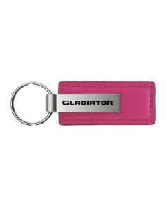AUG GLADIATOR LEATHER KEY FOB  PINK