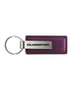 AUG GLADIATOR LEATHER KEY FOB  PURPLE