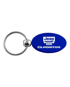 AUG GLADIATOR OVAL KEY FOB  BLUE
