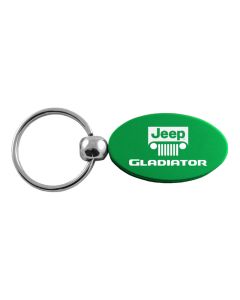 AUG GLADIATOR OVAL KEY FOB  GREEN