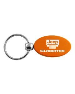 AUG GLADIATOR OVAL KEY FOB  ORANGE