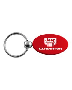 AUG GLADIATOR OVAL KEY FOB  RED