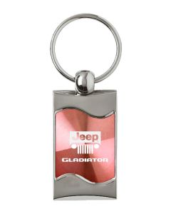 AUG GLADIATOR RECT WAVE KEY FOB  PINK