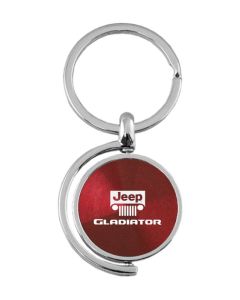 AUG GLADIATOR SPINNER KEY FOB BURGUNDY