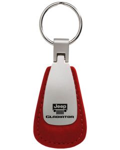AUG GLADIATOR LEATH TRDROP KEY FOB RED