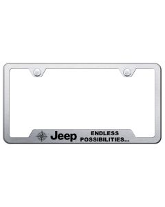 AUG JEEP ENDLESS CUTOUT FRAME BRUSHED