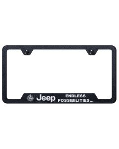 AUG JEEP ENDLESS CUTOUT FRAME RUG BLACK