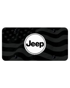 AUG JEEP WORD LICENSE PL SUB WAVE FLAG