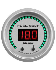 Auto Meter  Elite Digital Series Fuel/Volt Gauge 