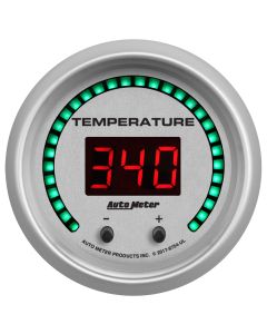Auto Meter  Elite Digital Series Dual Channel Fluid Temperature Gauge 