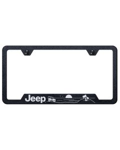 JEEP BEACH LSR ETCHED CUTOUT FRAME RUG