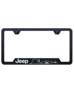 JEEP DESERT LSR ETCH CUTOUT FRAME RUG
