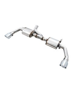 AWE Exhaust  Tread Edition Axle Back Exhaust for 12-18 Jeep Wrangler JK 3.6L