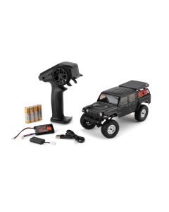 SCX24 Jeep Gladiator 4WD Rock Crawler RTR, Black